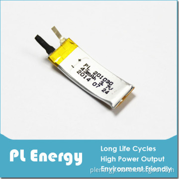 Power Bluetooth Charm Bracelet Curved Thin Lithium Battery 3.7V 43mAh